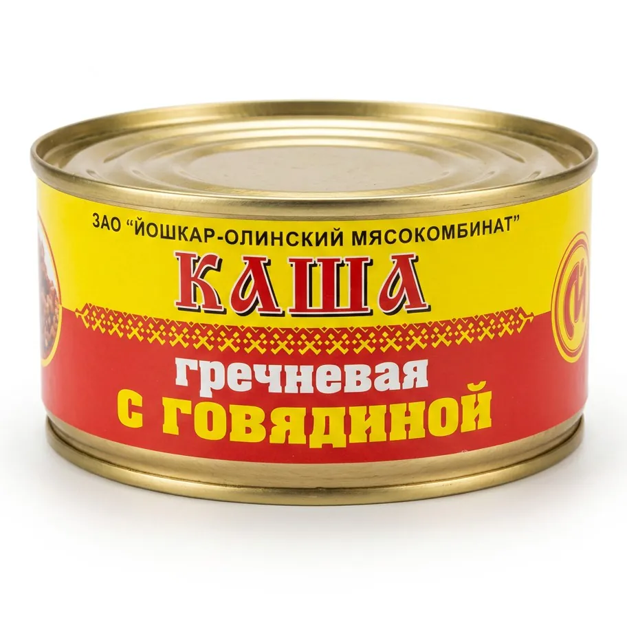 Каша говядина с гречкой 325г й-ола