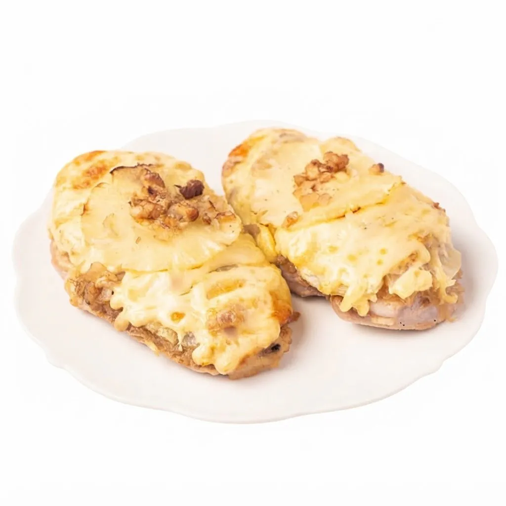 Грудки куриные запечённые с ананасами