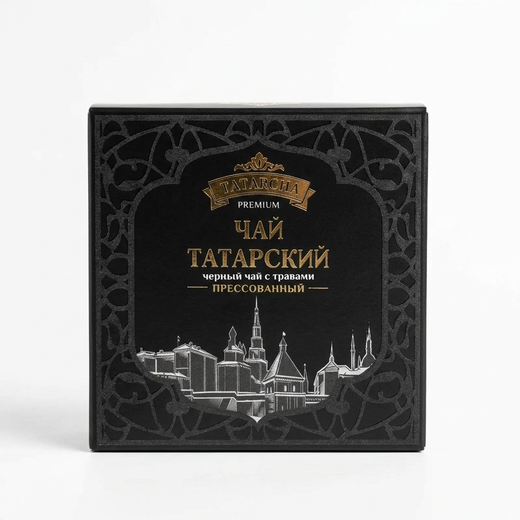 Чай татарский черный прессованный 50г